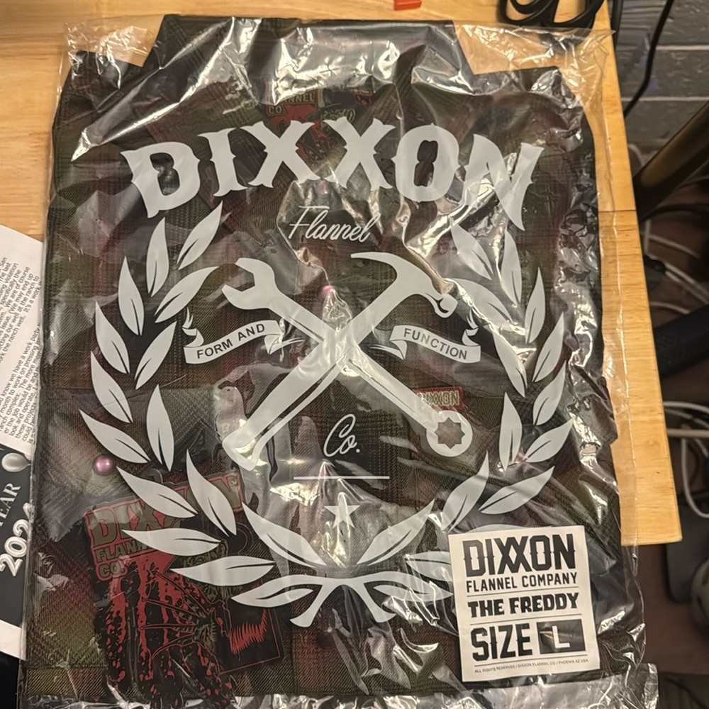 Dixxon Flannel Freddy Large new in a bag Limited Edition